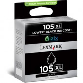 LEX14N0822BR náplň 105XL BLACK LEXMARK